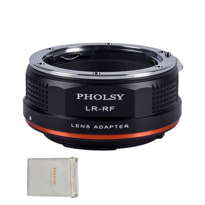 Picture of PHOLSY Lens Mount Adapter Manual Focus: Compatible with Leica R Lens to Canon RF (EOS R-Type) Camera Body