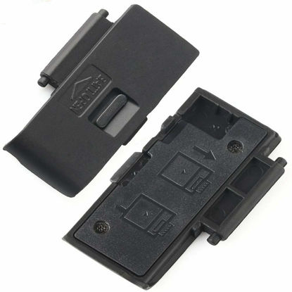 Picture of Dromirow Battery Door Cover Lid Cap Replacement Repair Part for Canon EOS 550D Rebel T2i Kiss X4 Digital Camera Repair Part (1pcs)