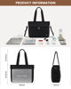 Picture of LOVEVOOK Work Bags for Women 15.6 Inch Work Tote Bags with Laptop Compartment Large Capability Laptop Purse Professional Teacher Tote Bag Casual Computer Briefcase for Office Travel Nurse, Black