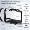 Picture of SIRUI S5II S5IIX G9 II Camera Cage with Top Handle, Full Cage for Panasonic LUMIX S5II S5IIX G9 II with Built-in Plate for Arca, NATO Rail, Cold Shoe, Multi Threads, Wrist Strap
