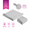 Picture of Premium Microfiber Cleaning Cloth 6x6 & 12x12 - Extra Soft Suede Feel Lint Free Cloths for Eyeglasses & Glass - Compatible with iPad, iPhone, Tablet, TV, LCD, Camera Lens (6 Small - 2 Large, Grey)