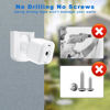 Picture of No Drill No Screw Blink Mini Camera Mount, Strong Adhesive Camera Wall Mount for Blink Mini/Mini 2 /Blink Outdoor 4 Camera, Easy to Install Blink Indoor Mount,White(Blink Camera is Not Included) 3Pack
