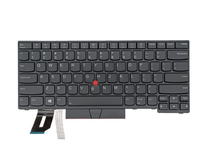 Picture of Replacement Keyboard for Lenovo Thinkpad T14 Gen 1 & T14 Gen 2, Thinkpad P14s Gen 1 & P14s Gen 2 Laptop with Backlit US Layout P/N: 5N20V43760 SN20V43688