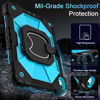 Picture of Auizotl Case for iPad 10th Generation 10.9 Inch with Screen Protector/360° Rotating Stand/Shoulder Strap/Pencil Holder,Military Grade Shockproof iPad Case 10th Generation 2022 (A2696/A2757/A2777)