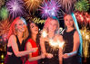 Picture of CYLYH 7X5FT Happy New Year Backdrop New Year's Eve Night City Fireworks Show Backdrop 2025 New Year Party Banner New Year Party Decorations Backdropr D884