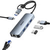 Picture of BENFEI USB-C USB 3.0 to Gigabit Ethernet Adapter, 3-Port USB 3.0 Hub with RJ45 Compatible with MacBook Pro/Air 2023, iPad Pro, iMac, S23, XPS 17, Surface Book 3 and More