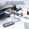 Picture of BENFEI USB-C USB 3.0 to Gigabit Ethernet Adapter, 3-Port USB 3.0 Hub with RJ45 Compatible with MacBook Pro/Air 2023, iPad Pro, iMac, S23, XPS 17, Surface Book 3 and More