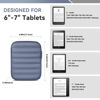 Picture of Clezolraa 6-7 Inch Puffy Sleeve Case for 7" Kindle Paperwhite 12th Gen/Kindle Colorsoft 2024, 6.8" Kindle Paperwhite 11th Gen, 6" Kindle 11th Gen 2024/2022, Oasis, Protective Pouch Bag, Navy