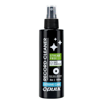 Picture of OPULA Vinyl Record Cleaning Solution, 6oz/180ml Vinyl Record Cleaner Fluid, Record Cleaner Spray for Lps Album, Remove Dirt & Debris & Fingerprint, Improve Sound Quality