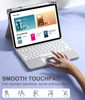 Picture of Harvopu Compatible for iPad 10th Generation Case with Keyboard (10.9", 2022), Folio Keyboard Cover with Pencil Holder, Multi-Touch Trackpad, 7 Color Backlit, Detachable Keyboard for iPad 10 Gen (Gray)