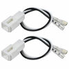 Picture of smart repairboy Front Dash Tweeters Speaker Wiring Harness Adapter Connector Plug for 2005-2022 Dodge Ram Jeep Chrysler, Dash Tweeters Audio Cable Plug 2PCS 72-7902