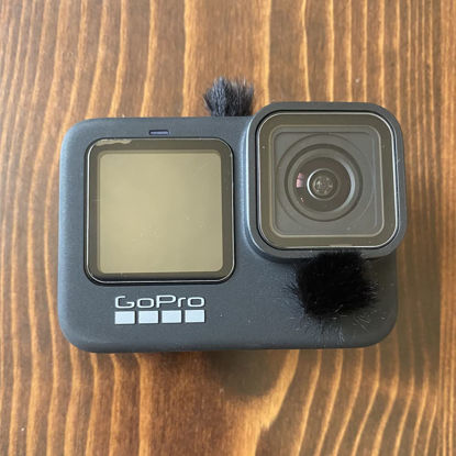 Picture of Camera Mic Wind Muff For Go Pro Hero 9 10 Dead Cat Windscreen Microphone Cover For Series Of Go Pro Hero (Black)