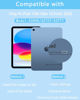 Picture of EAMPANG Case with Keyboard for iPad 10th Generation 10.9 inch 2022,7 Color Rainbow Backlit Detachable Wireless Keyboard Rotatable Magnetic Cover with Pencil Holder for iPad 10 Gen Black