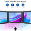 Picture of Eyoyo 8 Inch Small Monitor, 1024x768 4:3 IPS Mini HDMI Monitor Support HDMI/VGA/AV/BNC Input with Remote Control & Built-in Speakers, Security Monitor for Computer Raspi CCTV Camera