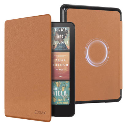 Picture of CoBak Magnetic Case for 7" Kindle Paperwhite 12th Gen 2024 and Kindle Colorsoft - Compatible with iPhone MagSafe, for Samsung/Belkin/Anker Wireless Charging Pads, Lightweight, Auto Sleep Wake