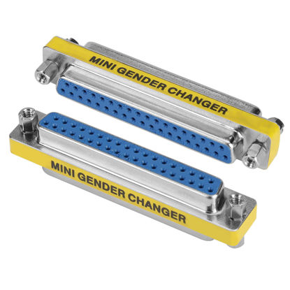 Picture of ENUODA 2 Pack Gender Changers 37 Pin Female to Female Adapter DB37 Coupler, Data Transfer and Device Connection for RS-449 Serial Cables