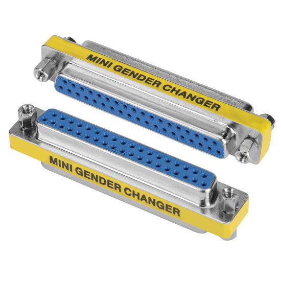 Picture of ENUODA 2 Pack Gender Changers 37 Pin Female to Female Adapter DB37 Coupler, Data Transfer and Device Connection for RS-449 Serial Cables