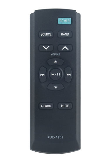 Picture of RUE-4202 Replacement Remote Control Compatible with Alpine Car Stereo CDE-HD149BT CDE-SXM145 CDE-SXM145BT CDE-175BT UTE-73BT CDE-172BT CDE124SXM CDE-143BT ICS-X8 CDA 105 UTE-72BT IVA-D300R CDE-177BT