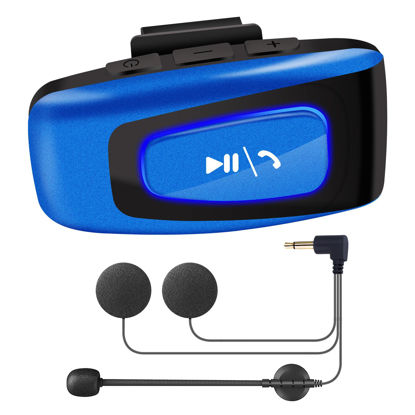 Picture of VR-robot Motorcycle Helmet Bluetooth Headset,Outdoor Helmet Speakers, Motorcycle Headphone High Battery Life Automatic Answer Music Control Hands Free, High Sound System Cycling/Skiing/Riding