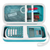 Picture of Case Compatible with Texas Instruments TI-30XS for MultiView Scientific Calculator, Storage Holder Carrying Organizer Bag with Mesh Pocket for Pens, Pencil, Batteries and Accessories (Box Only) -Green