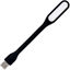 Picture of BUBUCAM USB Lamp LED Mini Light Laptop Computer Notebook Reading Lamp Silicone Gooseneck Black