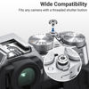Picture of JJC Camera Soft Release Button, Shutter Button for Fuji Fujifilm X-T5 X-T4 X-T30 II X-PRO3 X00VI X100V X100 X-E4 X-E3 Leica Q3 M10 M9 Sony RX10 IV RX10 III Digital Cameras, Silver Aperture Pattern