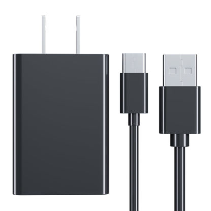 Picture of Charger, USB C Charger Block for Android Tablet, AC/DC Home Wall Charger, Black
