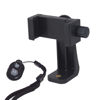 Picture of Ruittos Phone Tripod Mount Adapter with Smartphone Remote Controller, Phone Holder Clip Compatible with iPhone and Other Cell Phones