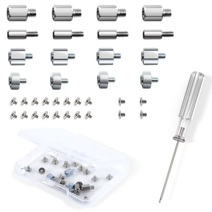 Picture of NVMe M.2 SSD Standoff and Mounting Screws Kit for Asus ASRock Gigabyte MSI Motherboards, for Laptop PC Repair & DIY, 36pcs