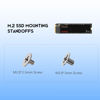 Picture of NVMe M.2 SSD Standoff and Mounting Screws Kit for Asus ASRock Gigabyte MSI Motherboards, for Laptop PC Repair & DIY, 36pcs