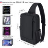 Picture of Tablet Sleeve for 2024 iPad Air 13 Inch M2/iPad Pro 13 M4/iPad Pro 12.9" 6/5/4/3/2/1 Generation with Magic Keyboard,Samsung Galaxy Tab S10+ Plus/S9+ Plus/S9 FE+/S8+/S7+ 12.4" Carrying Shoulder Bag
