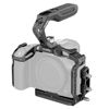 Picture of SmallRig Black Mamba Camera Cage Kit for Canon EOS R5 Mark II with Top Handle and Dedicated Cable Clamp, Aluminum Alloy Camera Rig with HawkLock Cold Shoe, 1/4''-20 & 3/8''-16 Threaded Holes - 4976