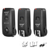 Picture of NEEWER FC-16 2.4G Wireless Camera Shutter Studio Flash Trigger with Two Receivers, Compatible with Canon Rebel T3 XS T4i T3i T2i Xsi EOS 1100D Mark IV 1D Mark III 5D Mark III 5D Mark II 50D 40D