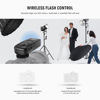 Picture of NEEWER FC-16 2.4G Wireless Camera Shutter Studio Flash Trigger with Two Receivers, Compatible with Canon Rebel T3 XS T4i T3i T2i Xsi EOS 1100D Mark IV 1D Mark III 5D Mark III 5D Mark II 50D 40D