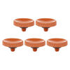 Picture of PATIKIL Camera Shutter Button, 5 Pack Soft Shutter Release Button Pure Copper Camera Button Knurled Suitable for Nikon for Fujifilm for Leica DSLR/SLR Camera, Orange