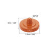 Picture of PATIKIL Camera Shutter Button, 5 Pack Soft Shutter Release Button Pure Copper Camera Button Knurled Suitable for Nikon for Fujifilm for Leica DSLR/SLR Camera, Orange