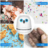 Picture of Mini Desktop Vacuum Cleaner Owl Desk Vacuum Cleaner Cute Desk Vacuum Sweeper for Cleaning Eraser Waste, Crumbs, Hair, Paper Scraps on Computer Piano Keyboard Countertop Car
