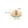 Picture of PATIKIL Camera Shutter Button, 3 Pack Soft Shutter Release Button Pure Copper Camera Button Knurled Suitable for Nikon for Fujifilm for Leica DSLR/SLR Camera, Matte Golden