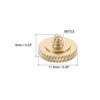 Picture of PATIKIL Camera Shutter Button, 5 Pack Soft Shutter Release Button Pure Copper Camera Button Knurled Suitable for Nikon for Fujifilm for Leica DSLR/SLR Camera, Matte Golden