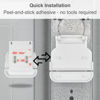 Picture of Garage Door Bracket for Ring Alarm Contact Sensors (2nd Gen) - Sensor Not Included - Easy Installation Garage Door Security Accessory (1 Pack)