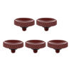 Picture of PATIKIL Camera Shutter Button, 5 Pack Soft Shutter Release Button Pure Copper Camera Button Knurled Suitable for Nikon for Fujifilm for Leica DSLR/SLR Camera, Dark Red
