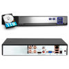 Picture of TOWODE 4CH Security Camera System 1080P 4-Channel Hybrid 5-in-1 DVR Security Video Recorder with 1TB Hard Drive 5MP Surveillance Security System with Human Detection, Remote Access 24/7 Recording