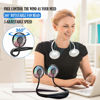 Picture of Neck Fan, Rechargeable Battery Operated Portable Fan 2600mAh, Hands Free Personal Fan Hang Around Neck Fans, Wearable Small Fan for Outdoor Working Battery Powered USB Fan Over 12 Hours Constant Cool