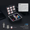 Picture of 53 Slots USB and SD Card Case for 18 Flash Drive 8 Mini Driver 9 SD and 18 Micro SD Card,USB Drive Case Hard,Shockproof Water-Resistant,Pen Drive Case USB Flash Drive Thumb Drive Storage Organizer