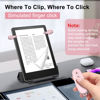 Picture of [2 Clips] Page Turner Remote for Kindle Paperwhite Remote Page Turner Accessories for Kindle Clip Clicker Rechargeable Page Turner for Ipad Android Tablets Phone Camera Triggers - Pink Color