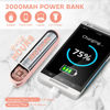Picture of Nezylaf Handheld Mini Fan，Portable Small Pocket Fan，Rechargeable Personal Fan with Power Bank 2000mAh, Travel Essentials for Women