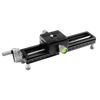 Picture of Fotopro Macro Focusing Rail Rack Slider for Close-up Shooting Macro Photography with Quick Release Plate 7.4 Inch Aluminum Alloy Universal Camera Slider for DSLR Camera Camcorder Film Photography