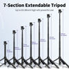 Picture of 63in Selfie Stick Tripod for Gopro Camera, Kaitezenz Long Extendable Tripod Stand Selfie Vlog Handle Portable Lightweight 7 Sections for GoPro Max Hero 13 12 11 10 9 8 7 DJI OSMO Action Camera