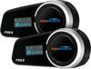 Picture of FODSPORTS Bluetooth Motorcycle Headset FX6 1000m 6 Riders Motorbike Intercom Universal Bluetooth Motorcycle Helmet Communication Voice Dial/Usable While Charge (2 Pack FX6S with LED)