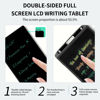 Picture of LCD Writing Tablet for Adult: Double-Sided 6.5&6 Inch Mini Full Screen Drawing Board Reusable Digital Notepad Portable Use in Home School Office